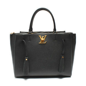 Louis Vuitton Calfskin Leather Handbag Lockmeto